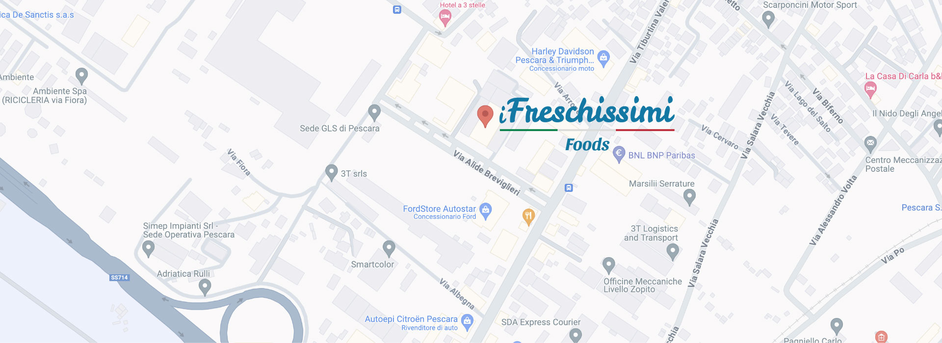 Mappa i Freschissimi Pescara